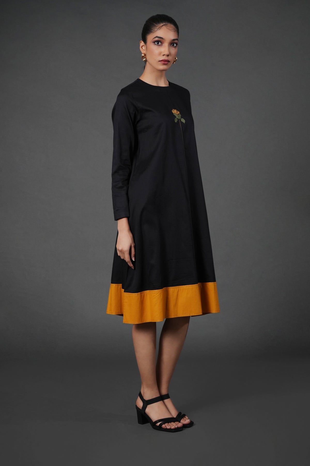 Color Block comfort dress